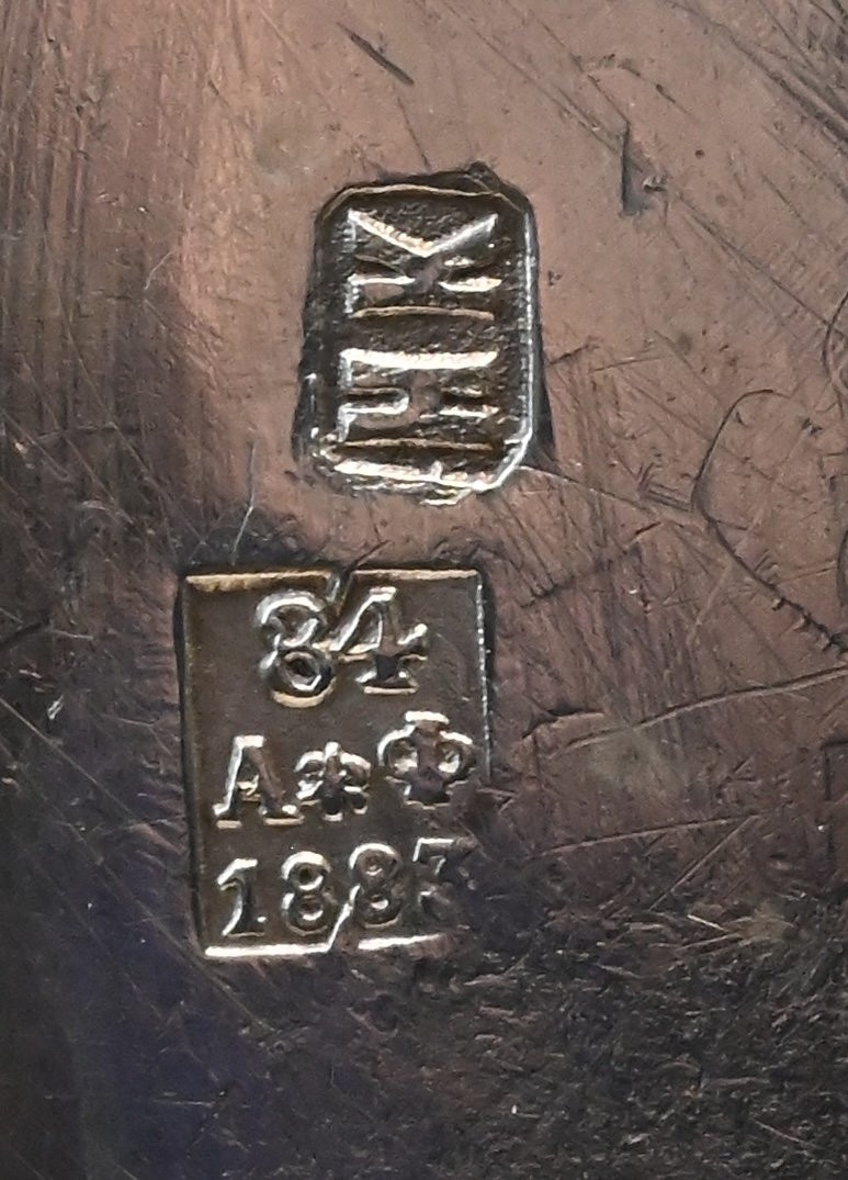 Teiera in Argento con Manico in Legno - Russia 1883-photo-3